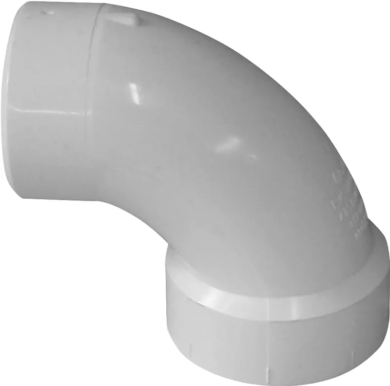 2 Inch Pvc 90 Degree Street Elbow, Schedule 40, Spigot X Hub Connection